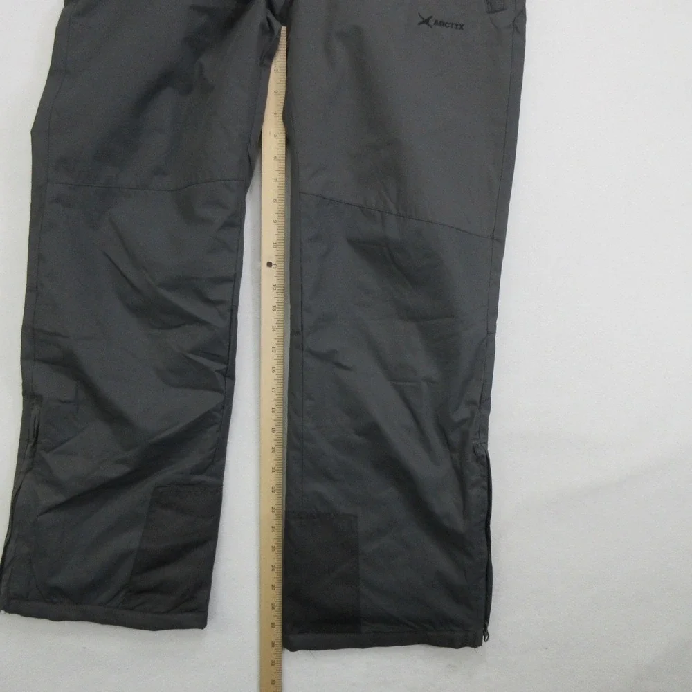 Arctix Men's Essentials Insulated Snow Pants Medium Charcoal Gray Ski New DEFECT